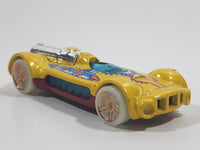 2019 Hot Wheels Mystery Models: Series 1 Retro Active Yellow Die Cast Toy Car Vehicle