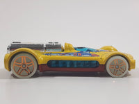 2019 Hot Wheels Mystery Models: Series 1 Retro Active Yellow Die Cast Toy Car Vehicle