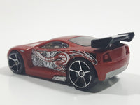 2011 Hot Wheels Graffiti Rides Power Rage Metalflake Dark Red Brown Die Cast Toy Car Vehicle