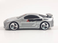 2001 Hot Wheels Mitsubishi Eclipse Silver Grey Die Cast Toy Car Vehicle McDonald's Happy Meal