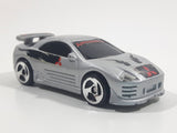 2001 Hot Wheels Mitsubishi Eclipse Silver Grey Die Cast Toy Car Vehicle McDonald's Happy Meal