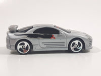 2001 Hot Wheels Mitsubishi Eclipse Silver Grey Die Cast Toy Car Vehicle McDonald's Happy Meal