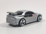 2001 Hot Wheels Mitsubishi Eclipse Silver Grey Die Cast Toy Car Vehicle McDonald's Happy Meal