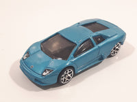 2011 Hot Wheels HW Exotics Lamborghini Murcielago Metalflake Aqua Die Cast Toy Car Vehicle