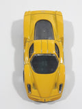 2011 Hot Wheels Night Burnerz Enzo Ferrari Yellow Die Cast Toy Super Car Vehicle