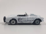 Yatming Style 1957 Corvette Convertible White Die Cast Toy Car Vehicle