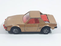 Vintage Corgi Juniors Fiat X1/9 #9 Brown Bronze Die Cast Toy Car Vehicle Made in GT. Britain