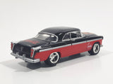 2000 Johnny Lightning 1955 Chrysler 300C Coca-Cola Santa Claus Black Red Die Cast Toy Car Vehicle with Opening Hood
