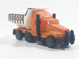 Unknown Brand "Heavy Hauler" Gravel Truck Orange and White Die Cast Toy Car Vehicle