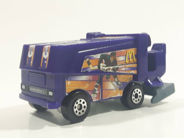 2005 Zamboni Hockey Rink Ice Resurfacer Purple Die Cast Toy Car Vehicle McDonald's Happy Meal