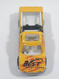 Unknown Brand Best Speed Power "Kings" Yellow Die Cast Toy Car Vehicle