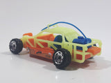 2003 Matchbox Dune Buggy Orange Neon Yellow Blue Die Cast Toy Car Vehicle