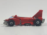 2011 Hot Wheels HW Video Game Heroes Jet Threat 4.0 Red Die Cast Toy Car Vehicle - No Wings