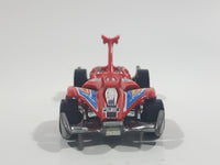 2011 Hot Wheels HW Video Game Heroes Jet Threat 4.0 Red Die Cast Toy Car Vehicle - No Wings