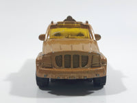 2007 Matchbox Troop Carrier Truck Brown Die Cast Toy Car Vehicle
