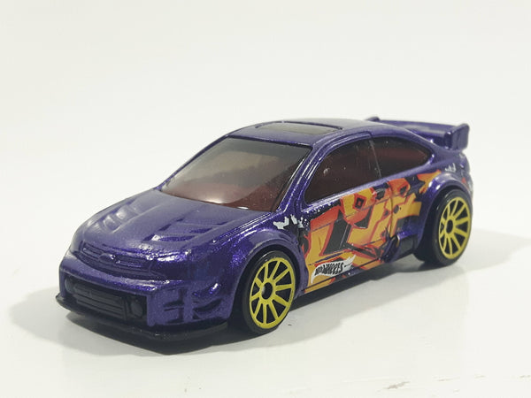 2015 Hot Wheels Graffiti Rides '08 Ford Focus Purple Die Cast Toy Car Vehicle