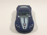 2011 Hot Wheels HW Main Street Corvette C6 Blue Die Cast Toy Car Vehicle