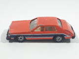 Vintage Yatming Road Tough Street Machines No. 1026 Cadillac Seville Orange Die Cast Toy Car Vehicle