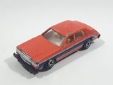 Vintage Yatming Road Tough Street Machines No. 1026 Cadillac Seville Orange Die Cast Toy Car Vehicle