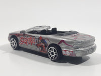 2003 Maisto Marvel Comics 1997 Chrysler Sebring Convertible Elektra Silver Die Cast Toy Car Vehicle