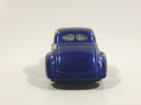 2016 Hot Wheels HW Flames Custom '41 Willys Coupe Metalflake Dark Blue Die Cast Toy Car Vehicle