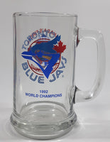 1992 Toronto Blue Jays Canada's First World Series Champions Clear Glass 5 1/2" Mug