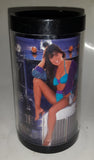 1991 May June Thermo Serv Snap On Tools Tammi Calendar Girl 6 1/2" Tall Plastic Beer Mug Cup - Edge Chipped