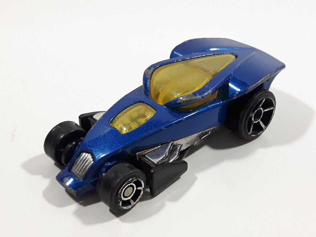 2006 Hot Wheels Brutalistic Blue Die Cast Toy Car Vehicle McDonalds Ha ...