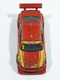2008 Hot Wheels Amazoom Orange Yellow Die Cast Toy Car Vehicle