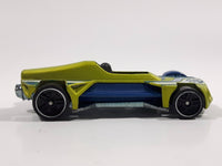 2011 Hot Wheels 4-Lane Elimination Race Med-Evil Red Antifreeze Green and Blue Die Cast Toy Race Car Vehicle