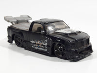 2002 Hot Wheels Deluxe Auto Chase Super Tuned Truck D.C. Police Black Die Cast Toy Car Vehicle