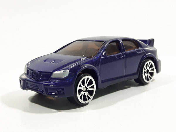 MotorMax 1/64 Scale 6143-6 Dark Blue Die Cast Toy Car Vehicle