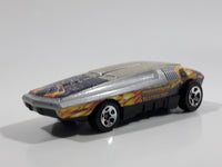 2010 Hot Wheels Monster Jam - Monster Duo Whip Creamer II Maximum Destruction Metallic Silver Die Cast Toy Car Vehicle w/ Sliding Canopy