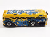 2004 Hot Wheels Tag Rides Surf Surfin' School Bus Yellow Die Cast Toy Car Vehicle