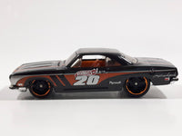 2014 Hot Wheels HW Workshop - Muscle Mania '68 Barracuda Formula S Metalflake Black Die Cast Toy Car Vehicle