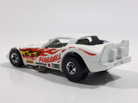 Vintage 1982 Hot Wheels Firebird Funny Car White Die Cast Toy Car Vehicle with Lifting Body Missing Windows