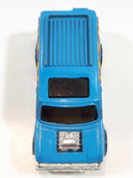 Vintage 1980 Kenner CPG Prod. Fast 111s Four X 4 Van Blue Die Cast Toy Car Vehicle - Made in Hong Kong