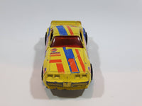 Vintage 1980 Kenner CPG Prod. Fast 111s Blazin Bandit Pontiac Trans Am Firebird Yellow Die Cast Toy Car Vehicle - Made in Hong Kong
