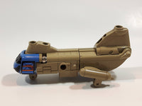 1984 Bandai Gobots Transformers MR-50 Helicopter Light Brown Die Cast Toy Action Figure - No Blades