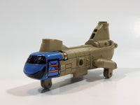 1984 Bandai Gobots Transformers MR-50 Helicopter Light Brown Die Cast Toy Action Figure - No Blades