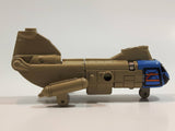 1984 Bandai Gobots Transformers MR-50 Helicopter Light Brown Die Cast Toy Action Figure - No Blades