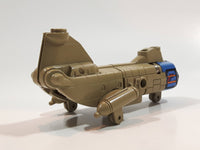 1984 Bandai Gobots Transformers MR-50 Helicopter Light Brown Die Cast Toy Action Figure - No Blades