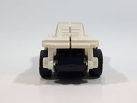 Vintage 1984 Takara G1 Transformers Miniature Spies White Porsche Plastic Pullback Friction Toy Car Vehicle Action Figure