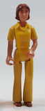 Vintage 1974 Fisher Price Adventure People Female Safari Mom Yellow Clothing Woman 3 3 1/2" Tall Plastic Toy Action Figure Made in Hong Kong