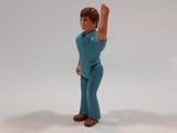 Vintage 1974 Fisher Price Adventure People Wild Animal Safari Blue Boy 3" Tall Plastic Toy Action Figure Made in Hong Kong