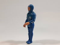 Vintage 1979 Fisher Price Adventure People Male Scuba Diver Octopus Blue Man 3 3/4" Tall Plastic Toy Action Figure Made in Hong Kong