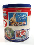 1993 Pepsi Cola Vintage Advertising History Pretzels Tin Metal Container