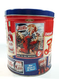 1993 Pepsi Cola Vintage Advertising History Pretzels Tin Metal Container