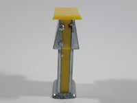 Vintage 1960s Corgi or Dinky Style British Petroleum BP Super Yellow Topped Miniature Die Cast Metal Gasoline Gas Pump Gas Station Toy - No Hose