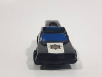 Vintage 1982 Gabriel Screamers Ford Mustang Fox Body Highway Patrol Police Cops Black and White Toy Car Vehicle with Launcher Made in Hong Kong